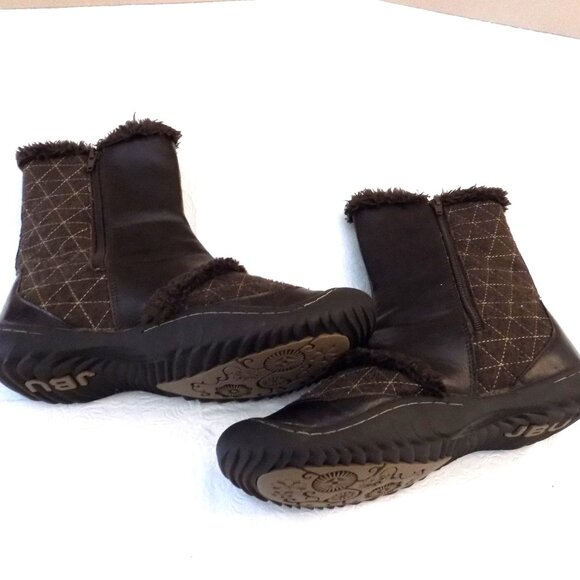 JBU Dark Brown Fur-Lined Ankle Boots - Picture 5 of 7